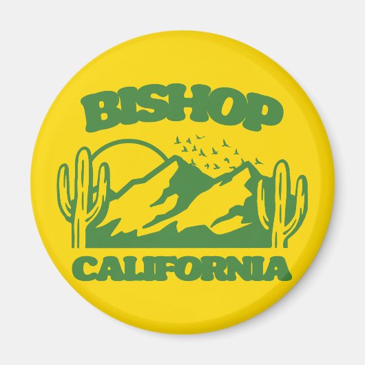 ビショップ・カリフォルニア マグネット (正面)