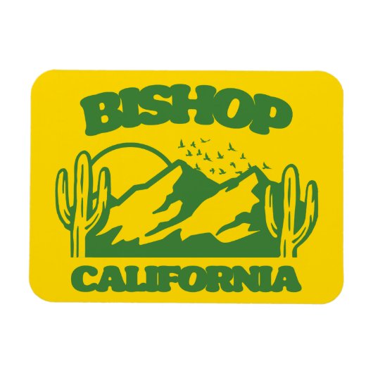 ビショップ・カリフォルニア マグネット (横)
