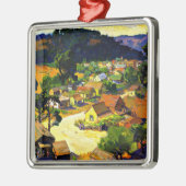 ビショフ – カンブリア、平和なカリフォルニアの町 メタルオーナメント (左)