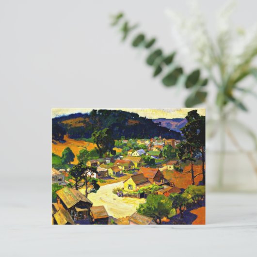 ビショフ - カンブリア, 穏やかなカリフォルニアの町 ポストカード (スタンド正面)