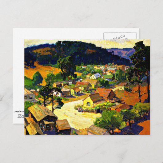 ビショフ - カンブリア, 穏やかなカリフォルニアの町 ポストカード (正面/裏面)