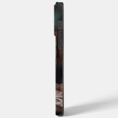 ビションフリーゼのかぼちゃ ハロウィン スケアリー Case-Mate iPhoneケース (裏面 / 左)