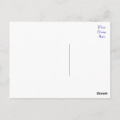 ビションフリーゼの子犬の犬ブランクグリーティングポストカード ポストカード (裏面)