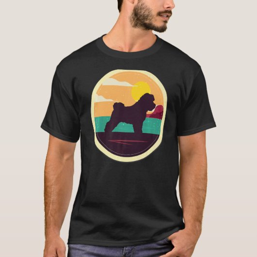 ビションフリーゼ犬の種類 5 Tシャツ (正面)
