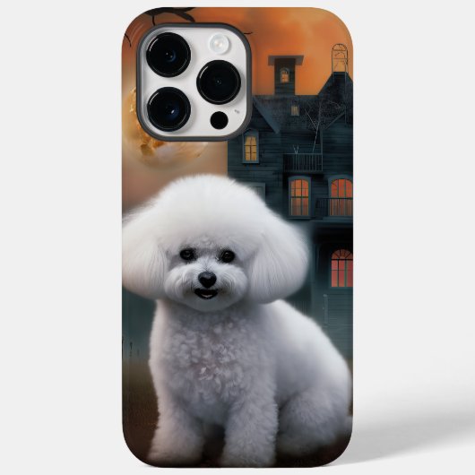 ビションフリーゼ ハロウィーン スケアリー Case-Mate iPhoneケース (裏面)