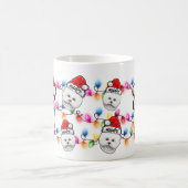 ビションフリーゼ　ペット　犬　かわいい犬　犬好き　犬愛好家 コーヒーマグカップ (中央)