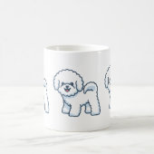 ビションフリーゼ マグカップ (中央)