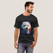ビション・フリーゼ スペース Tシャツ (正面フル)