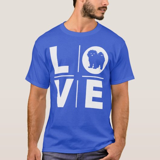 ビション・フリーゼ 愛 好きな友達 Tシャツ (正面)