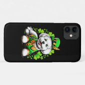 ビション・フリーゼ 犬 聖パトリックの日 Case-Mate iPhoneケース (裏面(横))