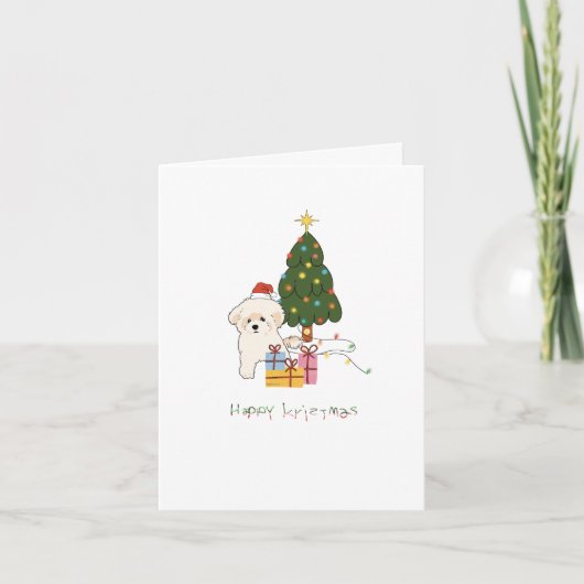 ビション ホリデー カード (正面)