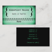 ビジすごいグランジネス・カード（緑） 名刺 (正面/裏面)