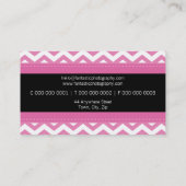 ビジはっきりしたネスカード::シンプルチェックモダンロン10 名刺 (裏面)