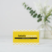 ビジはっきりしたネスカード::シンプルチェックモダンロン12 名刺 (スタンド正面)