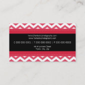 ビジはっきりしたネスカード：:シンプルチェッモダンボン6 名刺 (裏面)