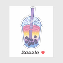 ビジェンダープライドフラッグボーバ シール