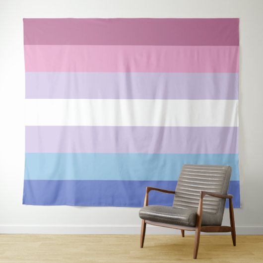 ビジェンダー フラッグ 特大 LGBT タペストリー (インサイチュ(横))
