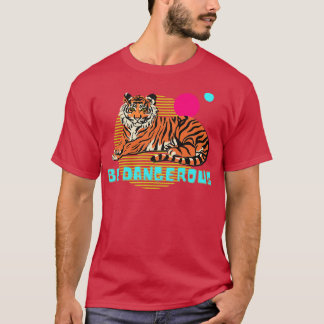 ビジェントタイガーイラストレーションモダンデザイン Tシャツ