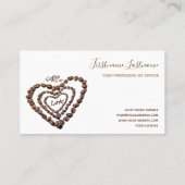 ビジエレガントネスカードバリスタとコーヒーフェロー 名刺 (裏面)