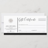 ビジエレガントネスモダンシック白黒ロゴ (正面)