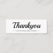 ビジエレガントネスロモダンゴカードの挿入ありがとう コーリングカード (正面)