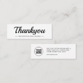 ビジエレガントネスロモダンゴカードの挿入ありがとう コーリングカード (正面/裏面)