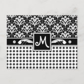 ビジエレガントネス女子アールデコダマスクシック ポストカード (正面)