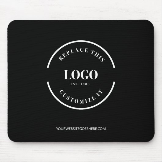 ビジカスタムネスロゴwebサシンプルイト マウスパッド (正面)