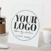 ビジカスタムネス広告ロゴの台座標識 台座サイン (インサイチュ)