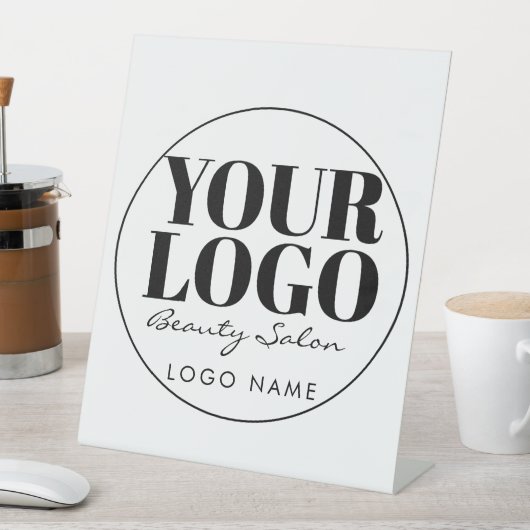 ビジカスタムネス広告ロゴの台座標識 台座サイン (インサイチュ)