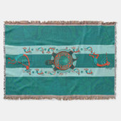 ビジターアナサジ先住民フォークアート スローブランケット (正面)