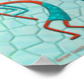 ビジターアナサジ先住民フォークアート ポスター (角)