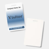 ビジターバッジ バッジ (Front & Back)
