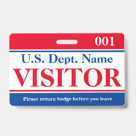 ビジターバッジ バッジ