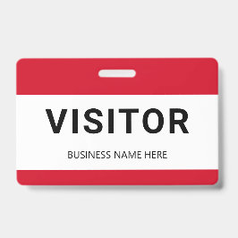 ビジター企業のバッジIDバッジ バッジ