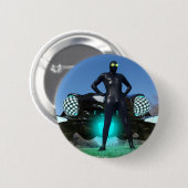 ビジター2ボタン 缶バッジ (正面&裏面)