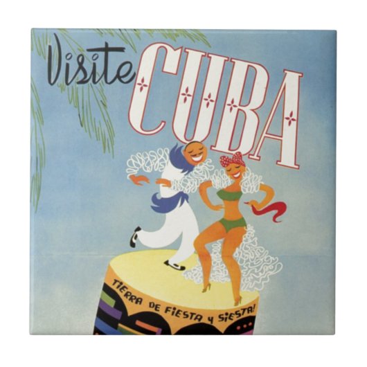 ビジットキューバティキフィエスタシエスタヴィンテージホリデーアイル タイル (正面)