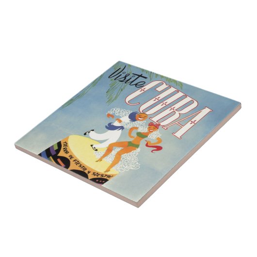 ビジットキューバティキフィエスタシエスタヴィンテージホリデーアイル タイル (側面)