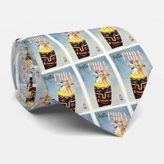 ビジットキューバティキフィエスタシエスタヴィンテージホリデーアイル ネクタイ (ロール)