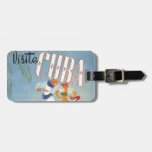 ビジットキューバティキフィエスタシエスタヴィンテージホリデーアイル ラゲッジタグ (正面横)