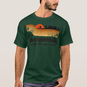 ビジットサンクエンティン州刑務所レトロ観光客スーヴ Tシャツ