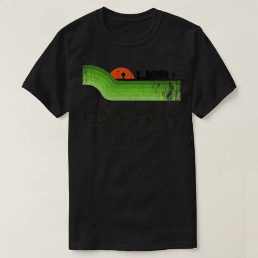 ビジットサンシング刑務所レトロ観光客土産 Tシャツ (デザイン正面)