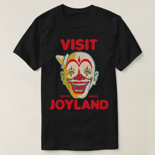 ビジットジョイランドレトロ休憩遊園地ウィチタ Tシャツ (デザイン正面)