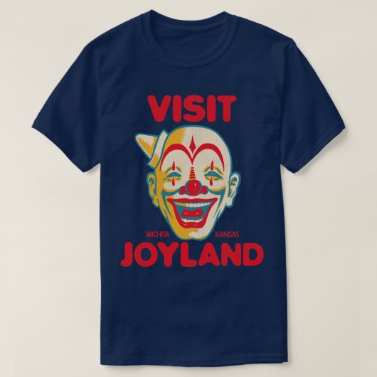 ビジットジョイランドレトロ休憩遊園地ウィチタ Tシャツ (デザイン正面)