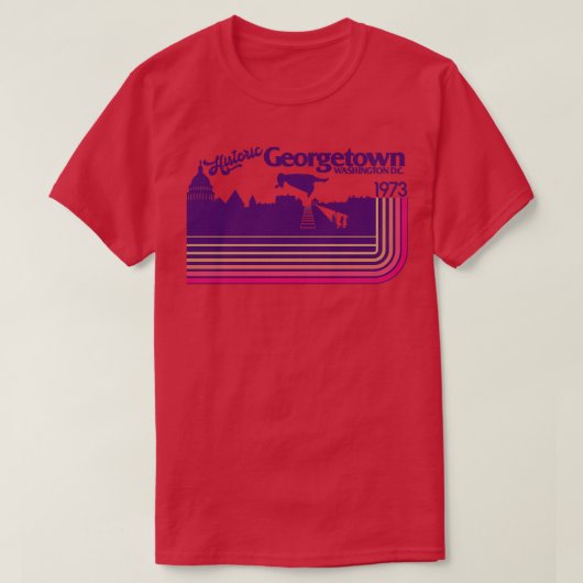 ビジットヒストリックジョージタウンザt tシャツ (デザイン正面)