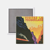 ビジテスラヨゴスラヴィー マグネット (正面/裏面)