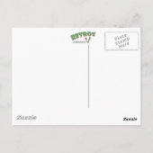 ビジテズラグレスエンオートレトロホリデーポスター ポストカード (裏面)