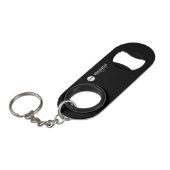 ビジネカスタムスチームの従業員ギアロゴ キーホルダー栓抜き (正面アングル)