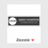 ビジネカスタムスチームの従業員ギアロゴ シール (シート)