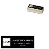 ビジネカスタムスチームの従業員ギアロゴ ラバースタンプ (押印)